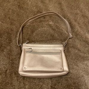 Relic metallic pink crossbody bag purse